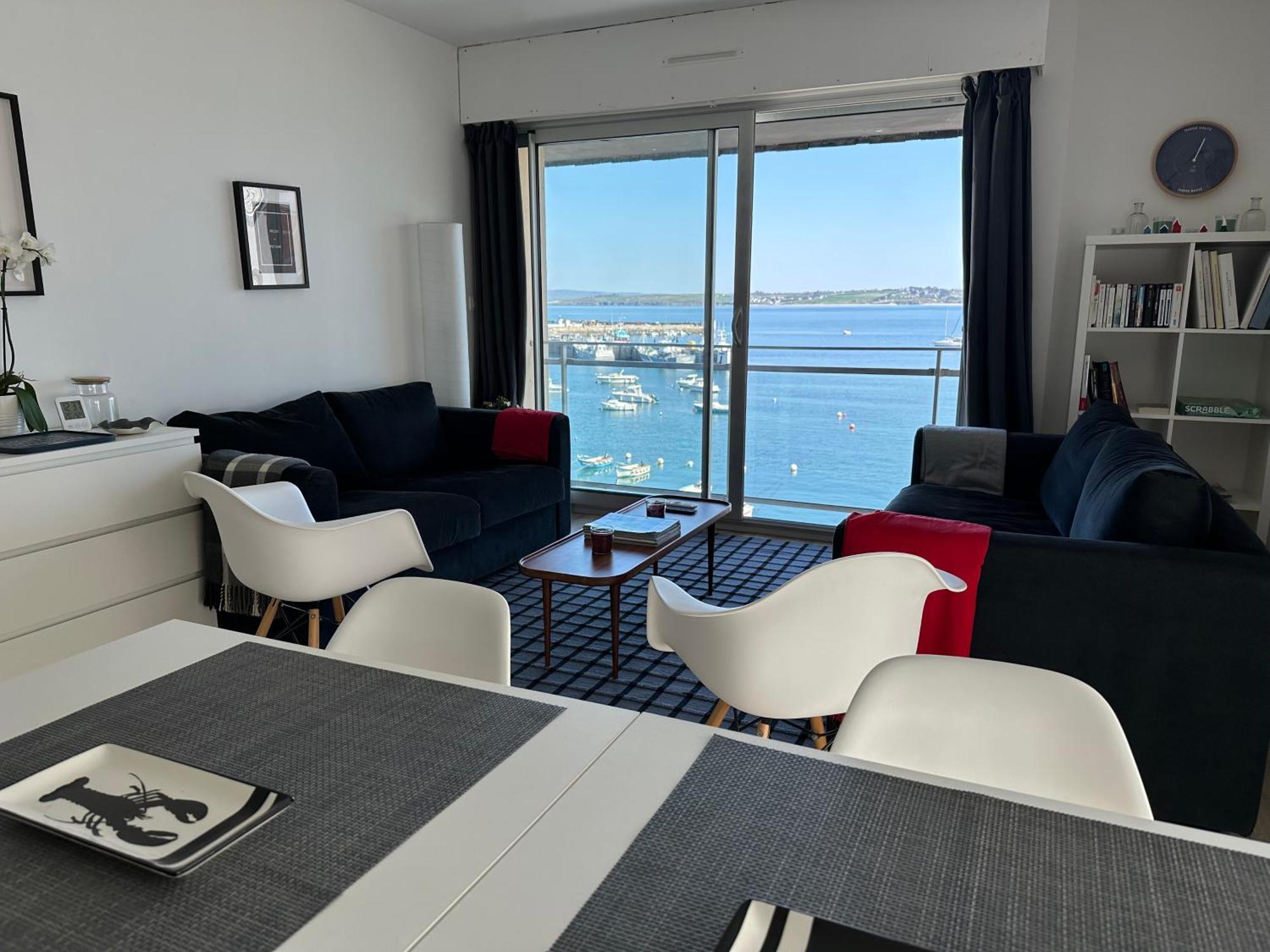 Appartement Design VIII - Port Rosmeur - Sublime Vue Mer Douarnenez Dış mekan fotoğraf