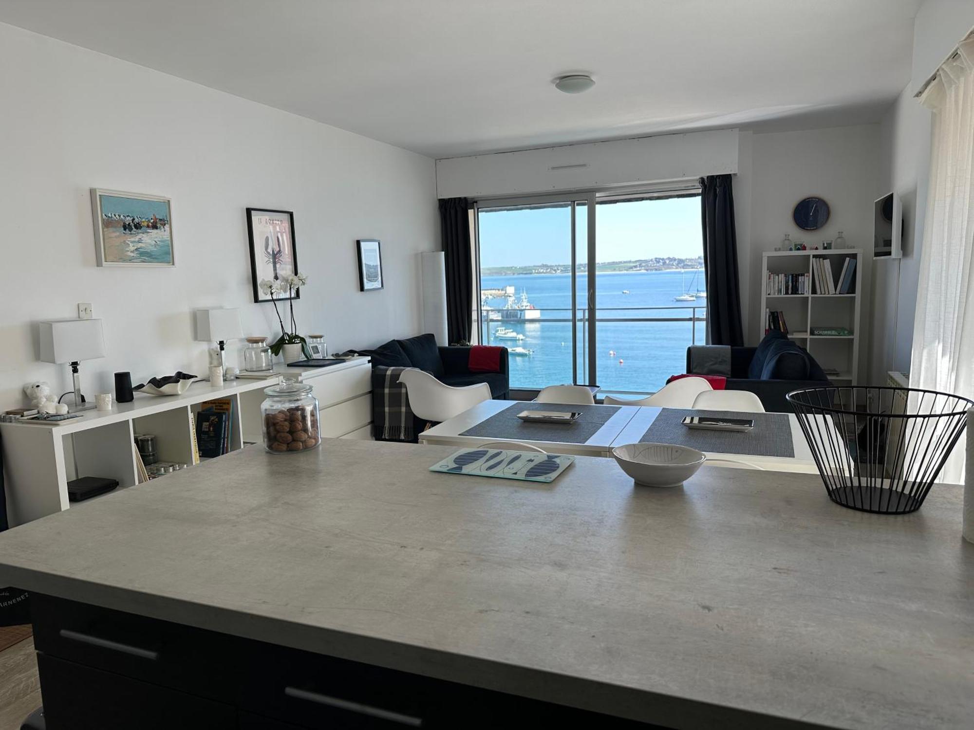 Appartement Design VIII - Port Rosmeur - Sublime Vue Mer Douarnenez Dış mekan fotoğraf
